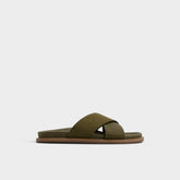 Aldo Marrin in Olive - Slide sandal