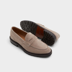 Aldo Aleris Brown Men's Dress Shoes - Loafer, Lug sole