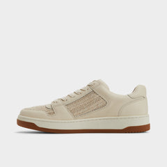 Aldo Ludlow White Leather Mixed Material Men's Low top - Low top sneaker