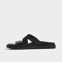 Aldo Kairo Black Men's Sandals & Slides - Slide sandal