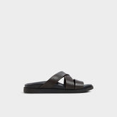 Aldo Kairo Dark Brown Men's Sandals & Slides - Slide sandal