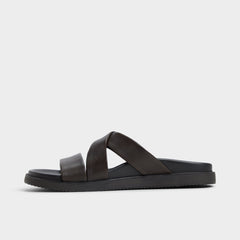 Aldo Kairo Dark Brown Men's Sandals & Slides - Slide sandal