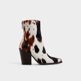 Aldo Norelle in Open Brown - Ankle boot, Block heel