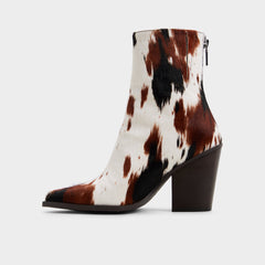 Aldo Norelle in Open Brown - Ankle boot, Block heel