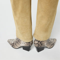 Aldo Shanah in Open Brown - Ankle boot, Block heel