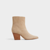 Aldo Shanah in Light Beige - Ankle boot, Block heel