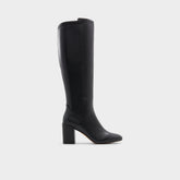 Aldo Satori Black/Black Women's Tall Boots - Knee-high boot, Block heel