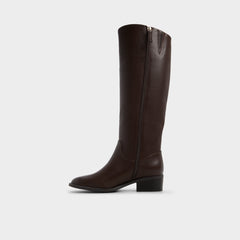 Aldo Kaydienh in Dark Brown - Knee-high boot, Block heel