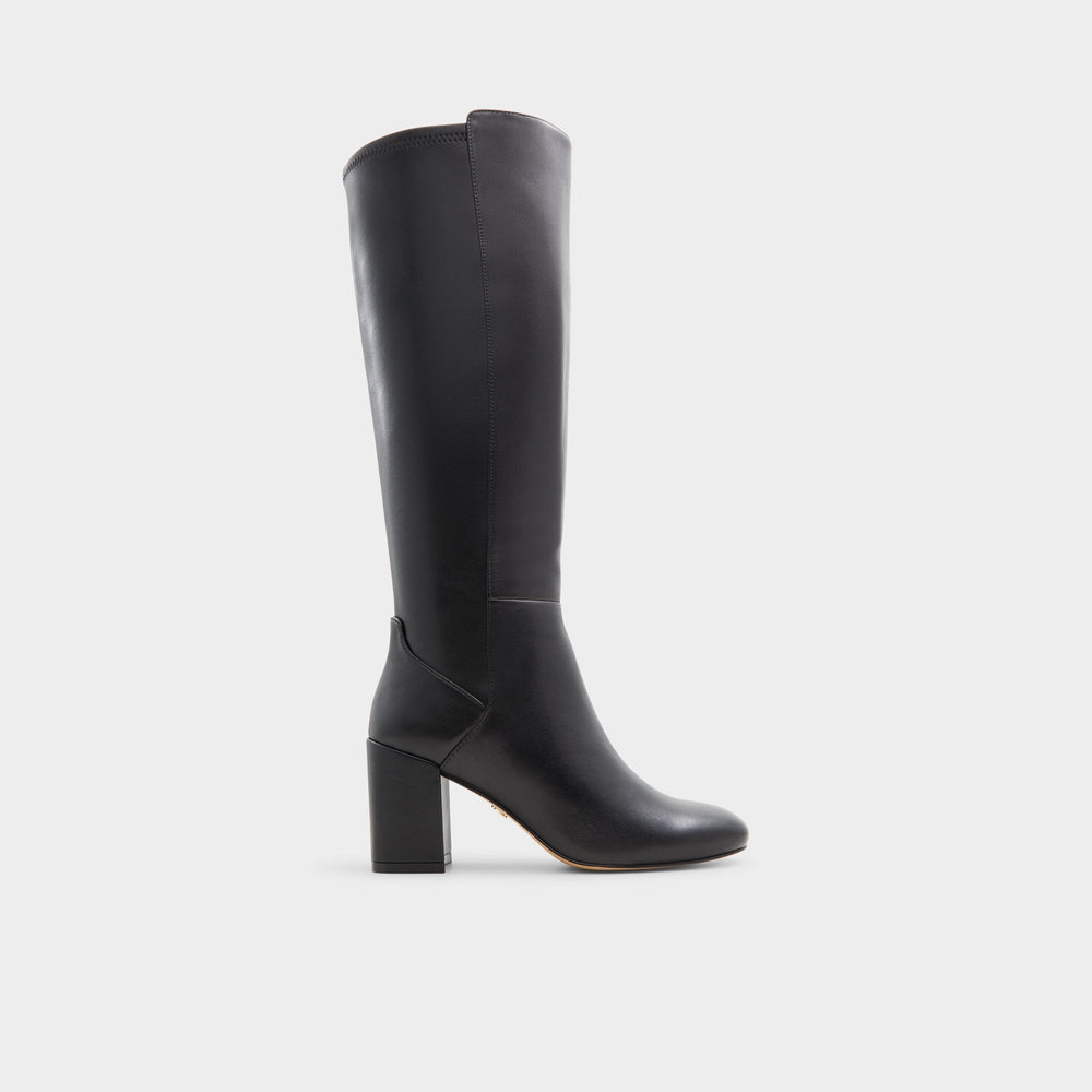 Aldo Satori-wc Black/Black Women's Tall Boots - Knee-high boot, Block heel