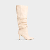 Aldo Daroba in Cream - Over-the-knee boot, Stiletto heel