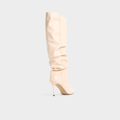 Aldo Daroba in Cream - Over-the-knee boot, Stiletto heel