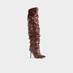 Aldo Daroba in Dark Brown - Over-the-knee boot, Stiletto heel