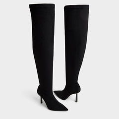 Aldo Caldan in Black - Over-the-knee boot, Stiletto heel