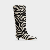 Aldo Gabelia in White Black - Knee-high boot, Kitten heel