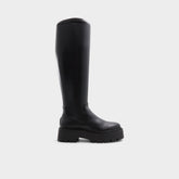 Aldo Carelden Black Women's Tall Boots - Knee-high boot, Lug sole