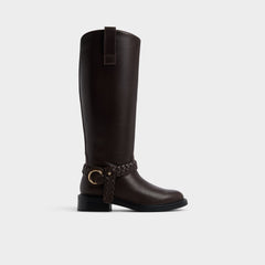 Aldo Philippa in Dark Brown - Riding boot, Block heel