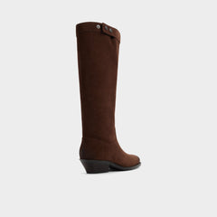 Aldo Emberlyn in Dark Brown 14163446 - Knee-high western boot, Cup sole