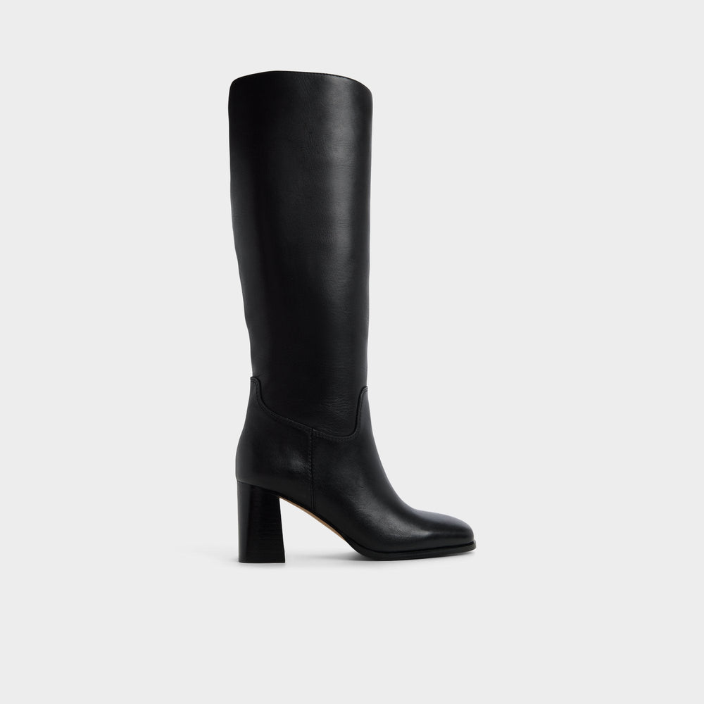 Aldo Elyze in Black - Knee-high boot, Block heel