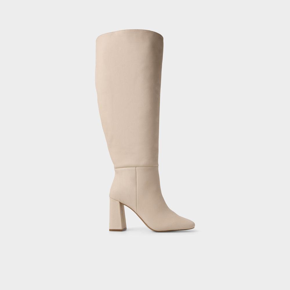 Aldo Helana in Wc Cream - Knee-high boot, Block heel