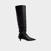 Aldo Muttsee Black Women's Tall Boots - Over-the-knee boot, Kitten heel