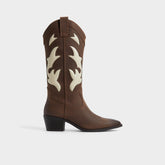 Aldo Nebraska Royal Brown Women's Western - Mid-calf western boot