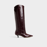Aldo Everose in Bordo - Knee-high boot, Kitten heel