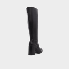 Aldo Equine Black Women's Tall Boots - Knee-high boot, Black
