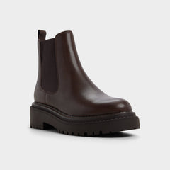 Aldo Bestina in Dark Brown - Chelsea boot, Lug sole