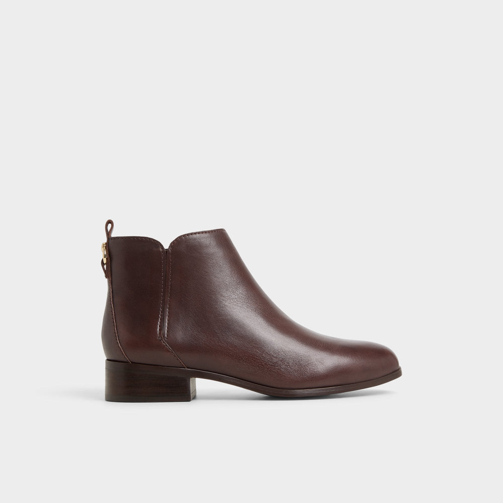Aldo Verity in Dark Brown - Chelsea boot, Block heel