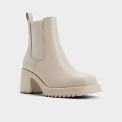 Aldo Anneliese in Other White - Chelsea boot, Lug sole