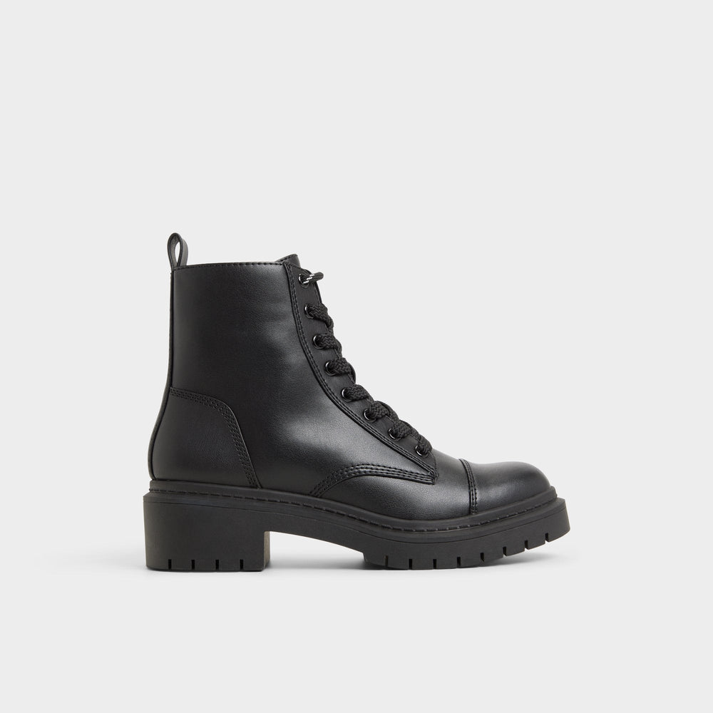 Aldo Goer Black Women's Casual boots - Combat ankle boot, Lug sole