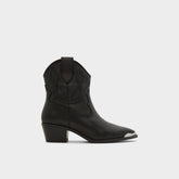 Aldo Valley Black Women's Western - Western boot, Block heel