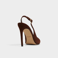 Aldo Stessysling in Dark Brown 14163419 - Slingback heel, Stiletto heel