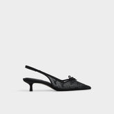 Aldo Azaro in Other Black 14151901 - Slingback heel, Kitten heel