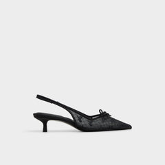 Aldo Azaro in Other Black 14151901 - Slingback heel, Kitten heel