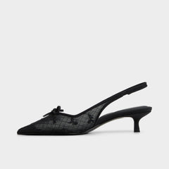 Aldo Azaro in Other Black 14151901 - Slingback heel, Kitten heel