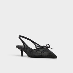 Aldo Azaro in Other Black 14151901 - Slingback heel, Kitten heel