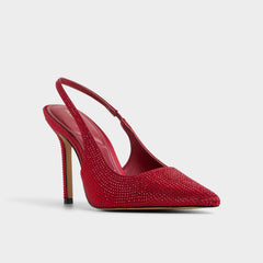 Aldo Lovebloom in Dark Red 14151889 - Slingback heel, Stiletto heel