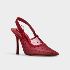 Aldo Hennie in Dark Red 14151902 - Slingback heel, Stiletto heel