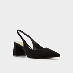 Aldo Uliana in Other Black - Slingback heel, Block heel