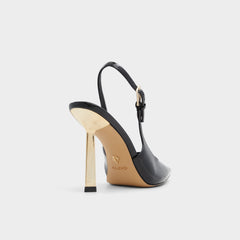 Aldo Marysa Black Women's Slingbacks - Slingback heel, Stiletto heel