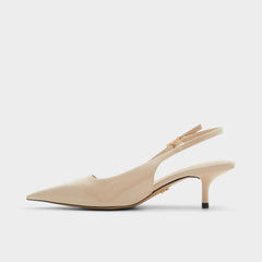 Aldo Josita Medium Beige Women's Kitten heels - Slingback heel, Kitten heel