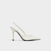 Aldo Evania White Women's Slingbacks - Slingback heel