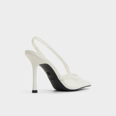 Aldo Evania White Women's Slingbacks - Slingback heel