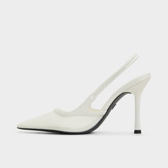 Aldo Evania White Women's Slingbacks - Slingback heel