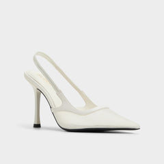 Aldo Evania White Women's Slingbacks - Slingback heel