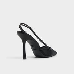Aldo Evania Black Women's Slingbacks - Slingback heel