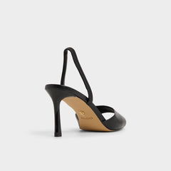 Aldo Andya Black Women's Strappy sandals - Slingback heeled sandal, Stiletto heel