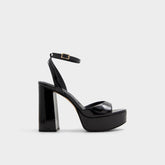 Aldo Valoria Black Women's Platform sandals - Strappy heeled sandal, Platform