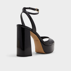 Aldo Valoria Black Women's Platform sandals - Strappy heeled sandal, Platform